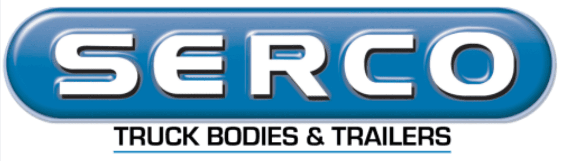Logo van Serco Truck Bodies & Trailers – Zuid‑Afrikaanse carrosseriebouwer en afnemer van componenten geleverd door Woerden‑Sales
